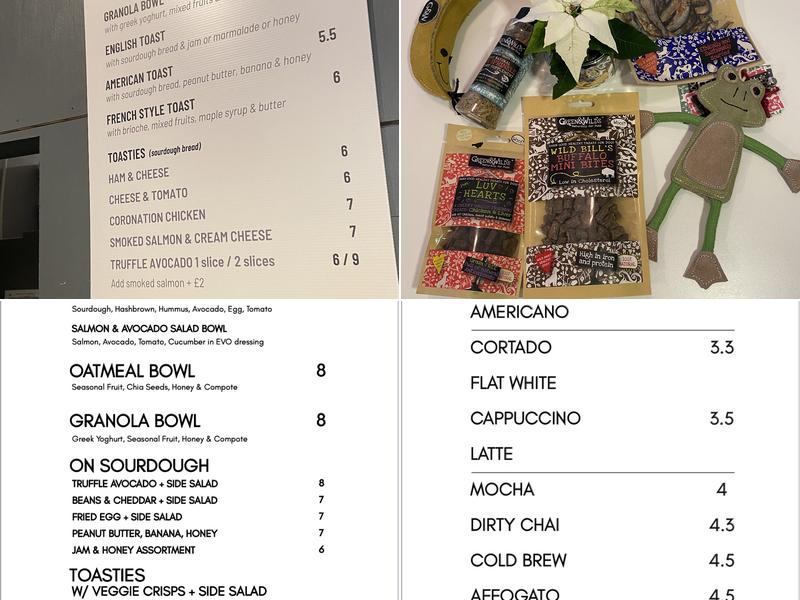 63 High St. Café Bar Menu