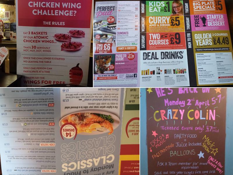 Wheatlands Farm Menu