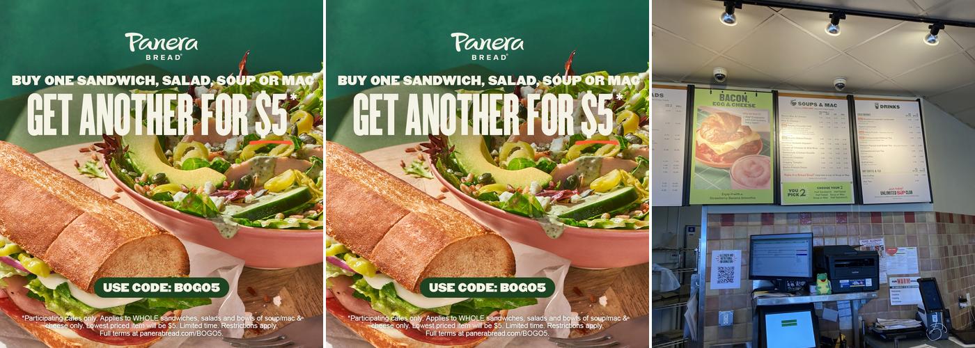 Panera Bread Menu
