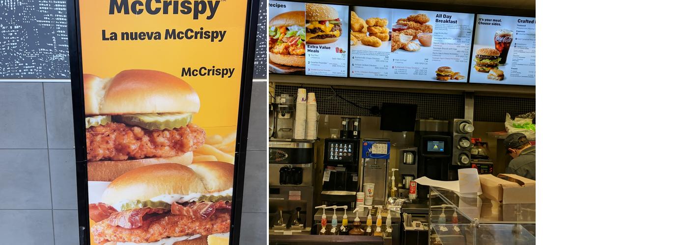 McDonald's Menu