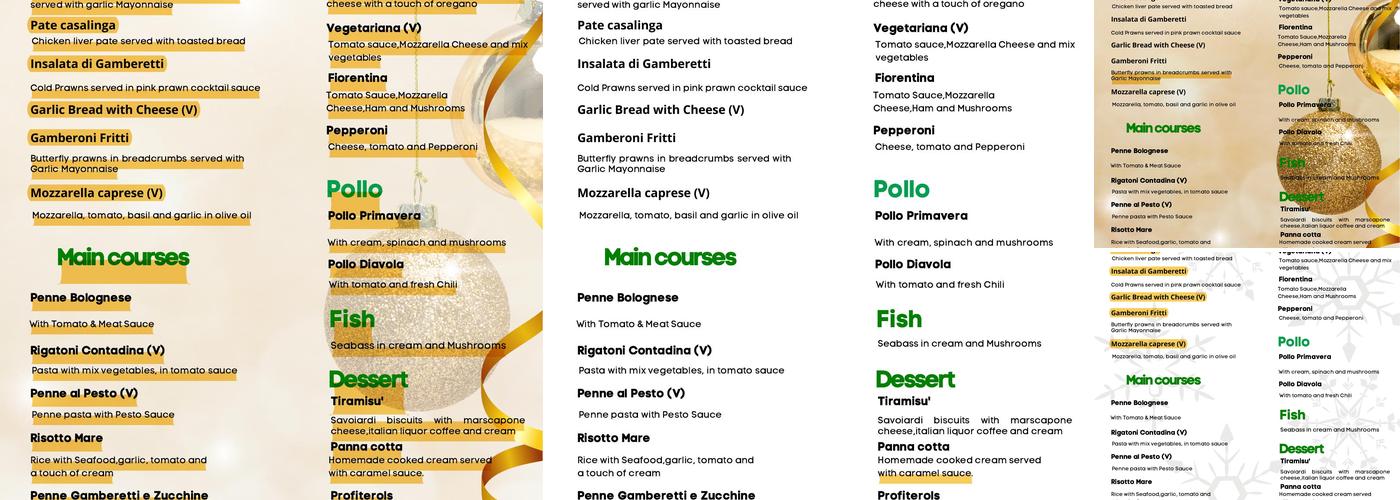 Bombay Continental Takeaway Menu