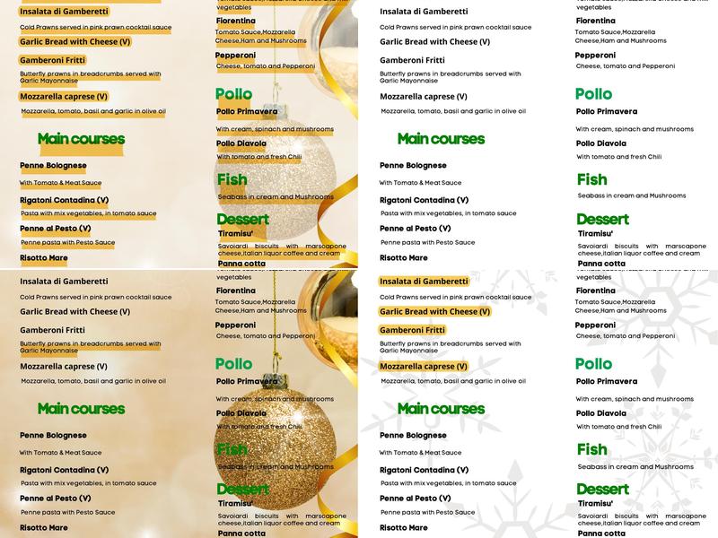 Bombay Continental Takeaway Menu