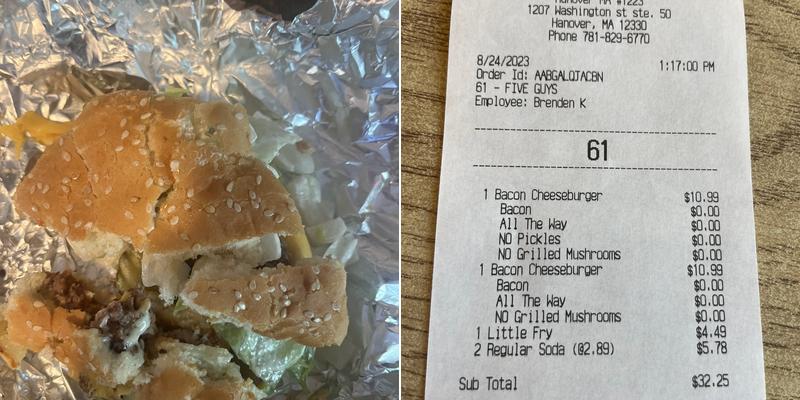 Five Guys Menu
