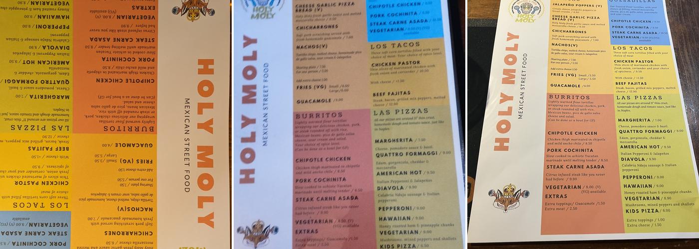 Fox & Crown Menu