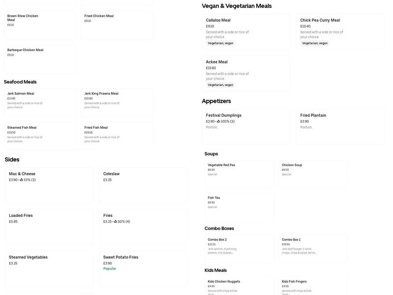 Love Food Cafe Nottingham Menu
