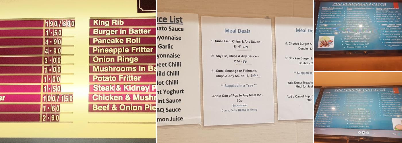 The Fisherman's Catch Menu