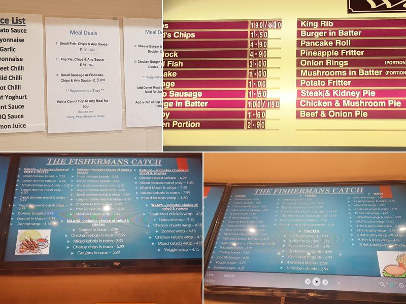 The Fisherman's Catch Menu