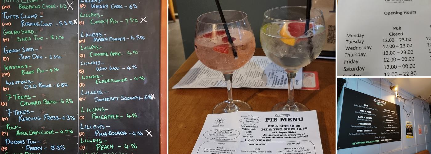 The Catherine Wheel Menu