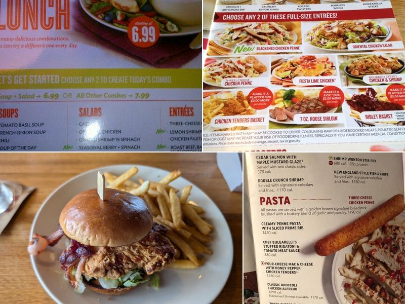 Applebee's Grill + Bar Menu