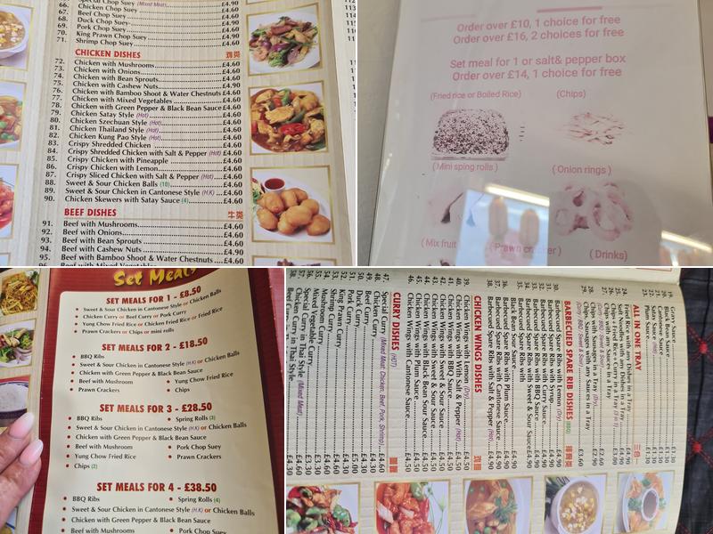 Morrido Chinese Takeaways Menu