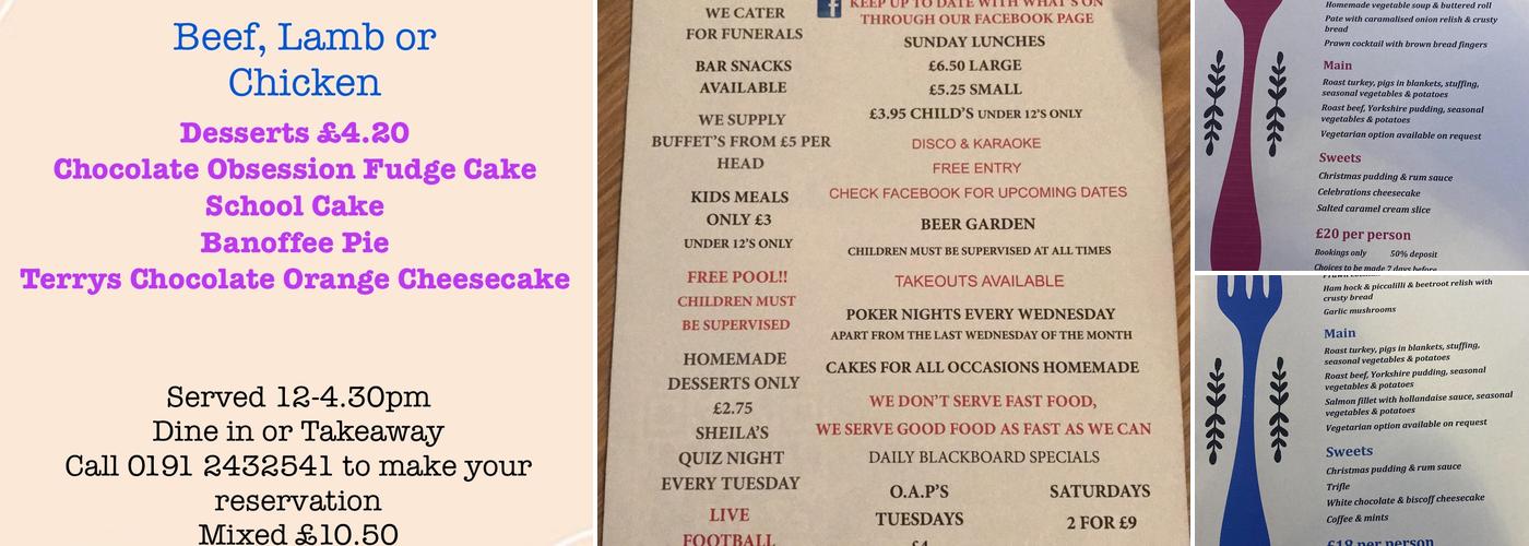 Anne's Bar Lunches @ The Vallum Menu