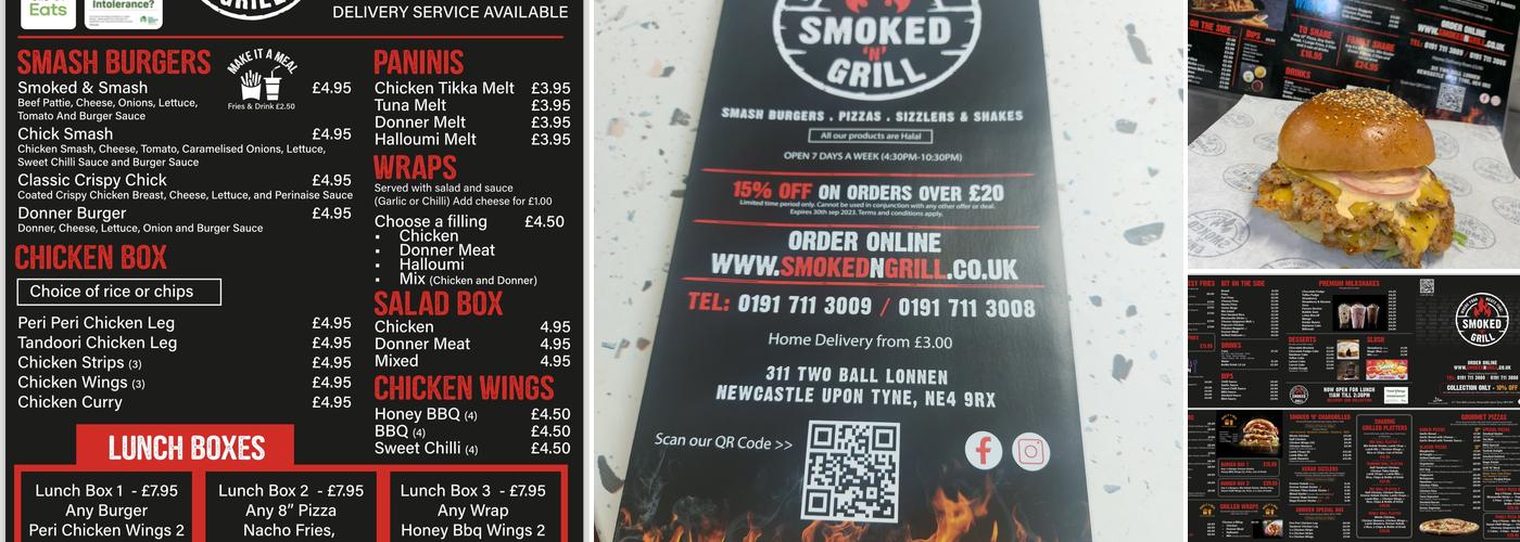 Smoked n grill Menu