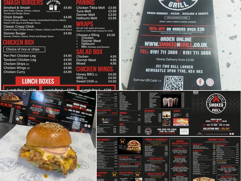 Smoked n grill Menu
