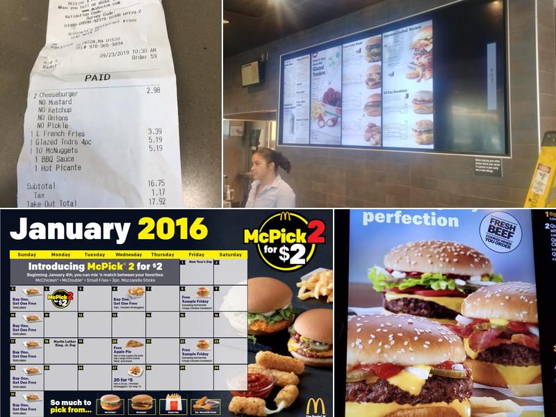 McDonald's Menu