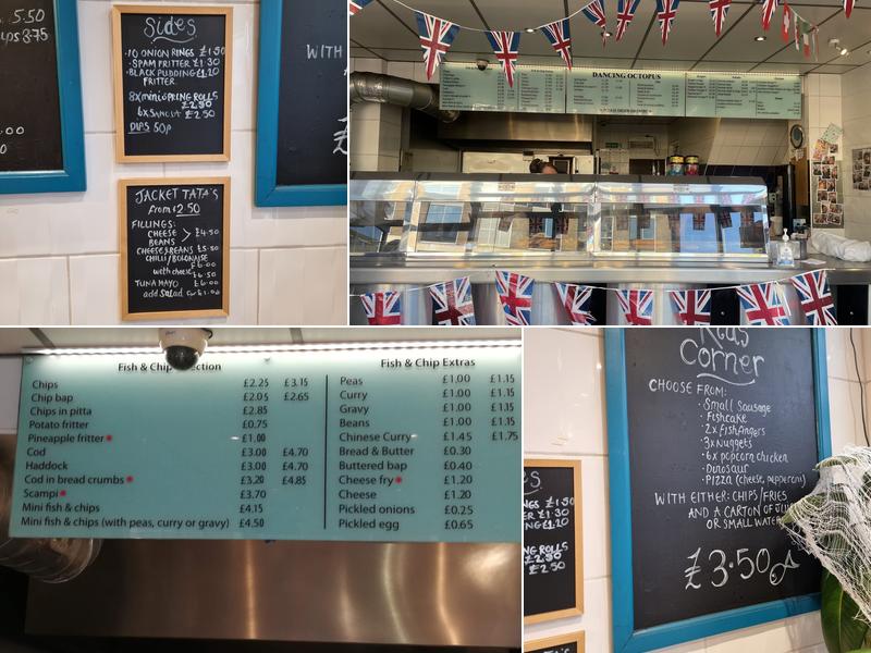 Dancing Octopus Menu