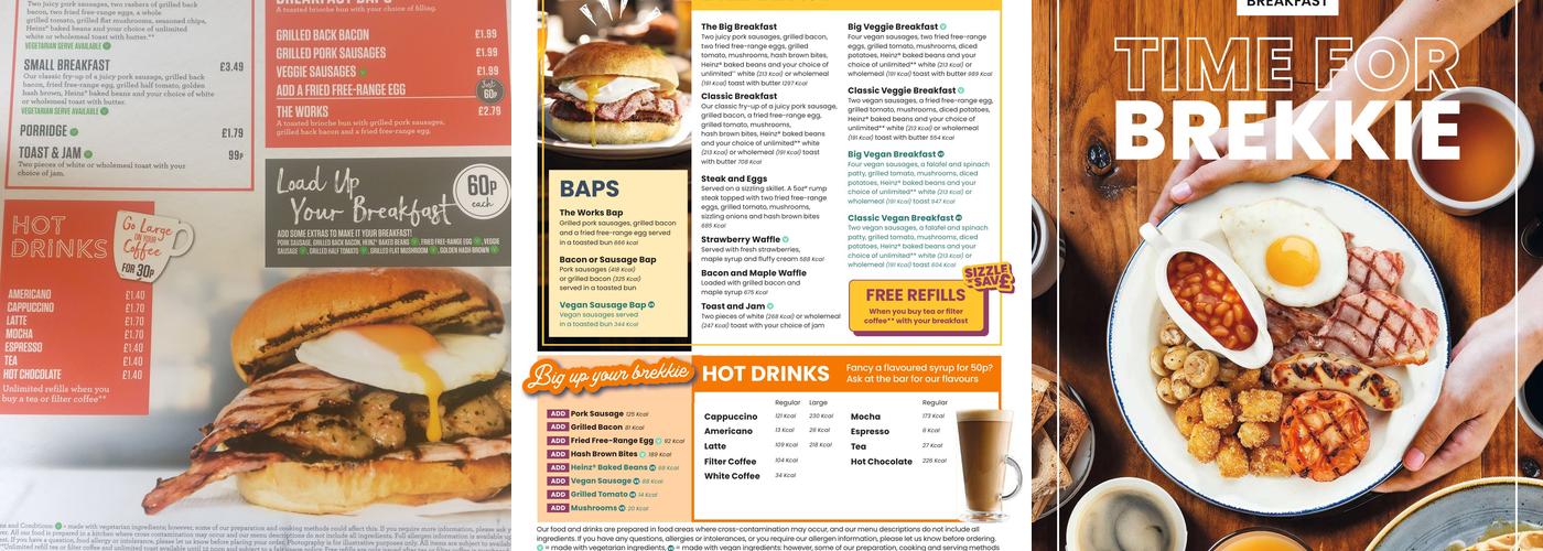 The Potters Wheel Menu