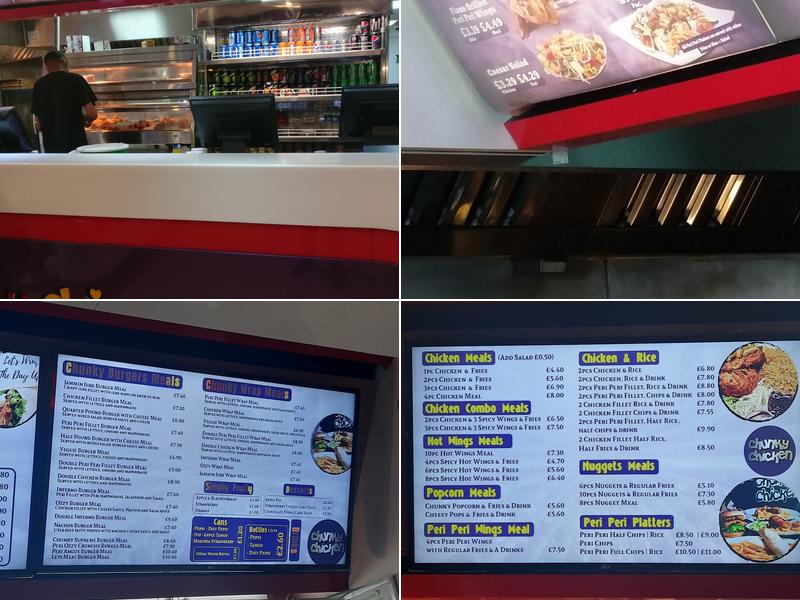 Chunky Chicken Stoke Menu