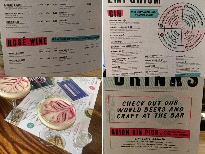 Slug & Lettuce - Newcastle Under Lyme Menu