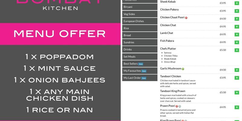 The Bombay Kitchen Menu