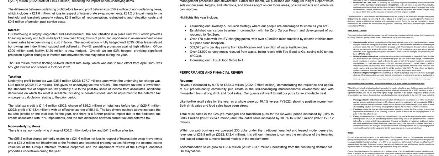 Freehold Tavern Menu