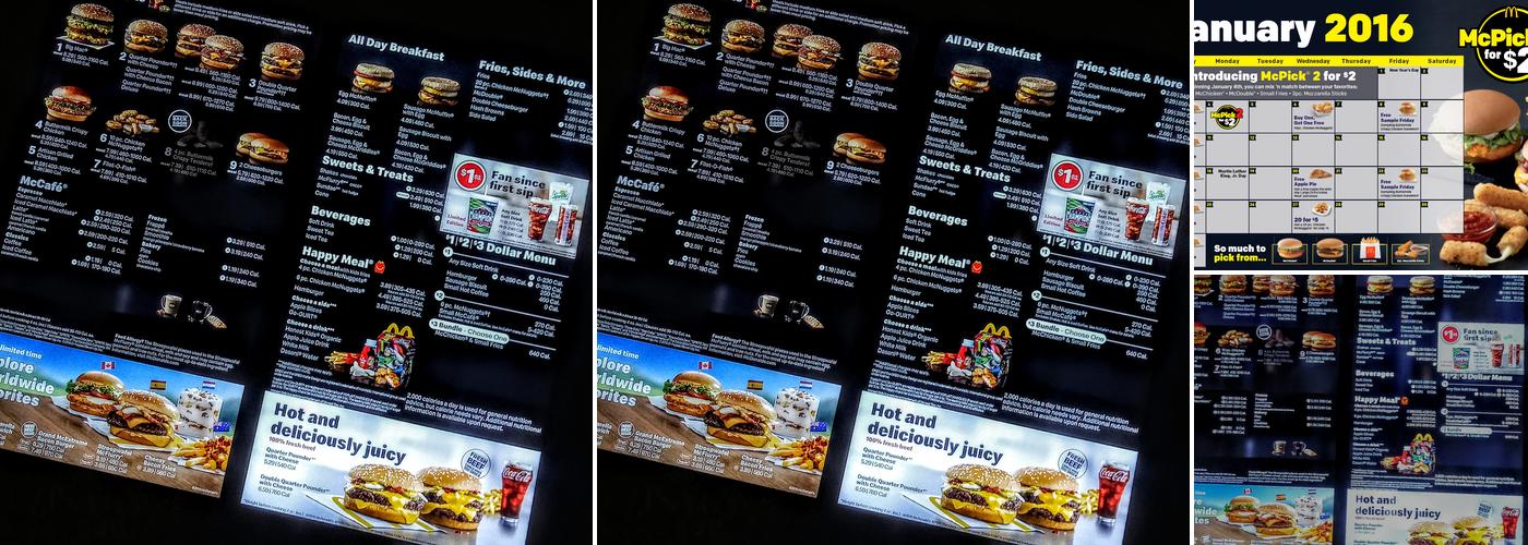 McDonald's Menu