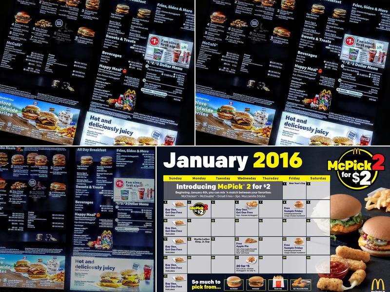McDonald's Menu