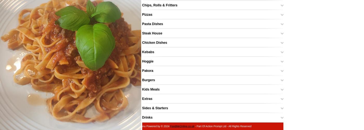 Mancini's Street Food Menu