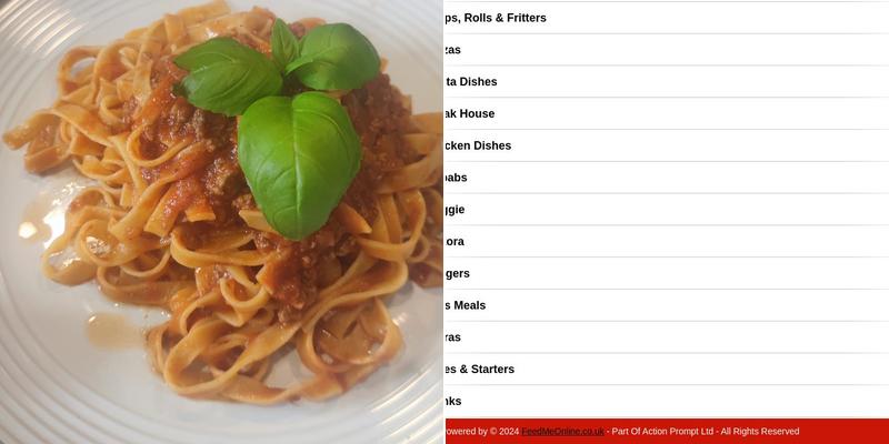 Mancini's Street Food Menu