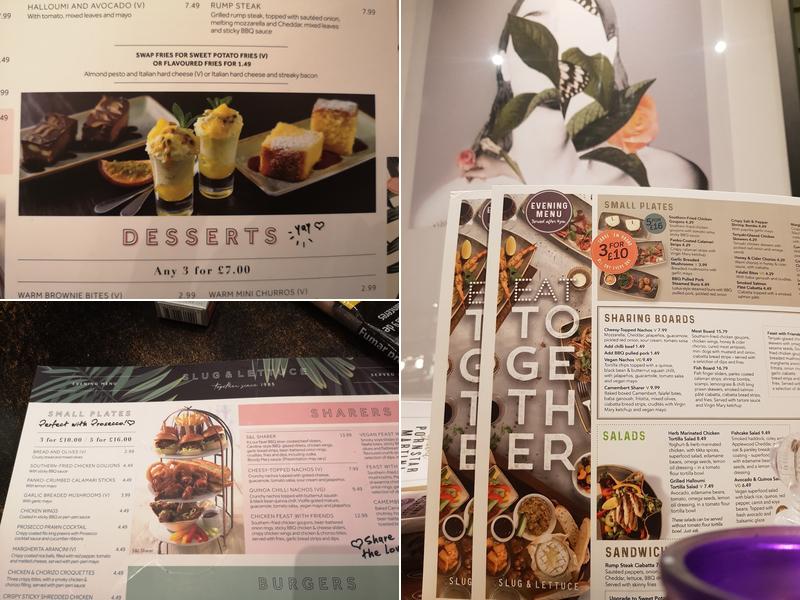 Slug & Lettuce - Isle of Wight Menu