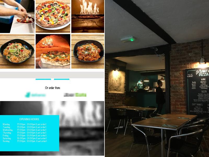 Saint Pizza Menu