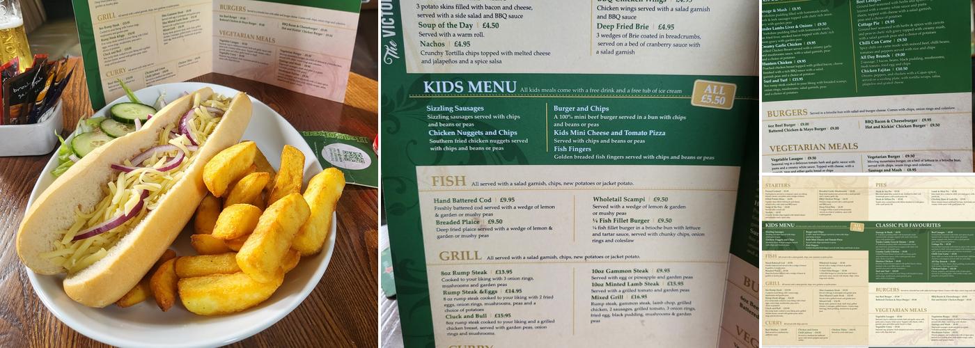 The Victoria Inn Menu