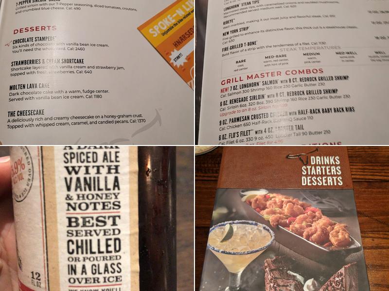 LongHorn Steakhouse Menu