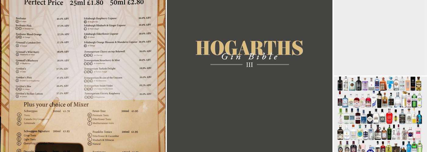 Hogarths Menu