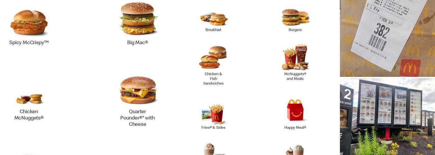 McDonald's Menu