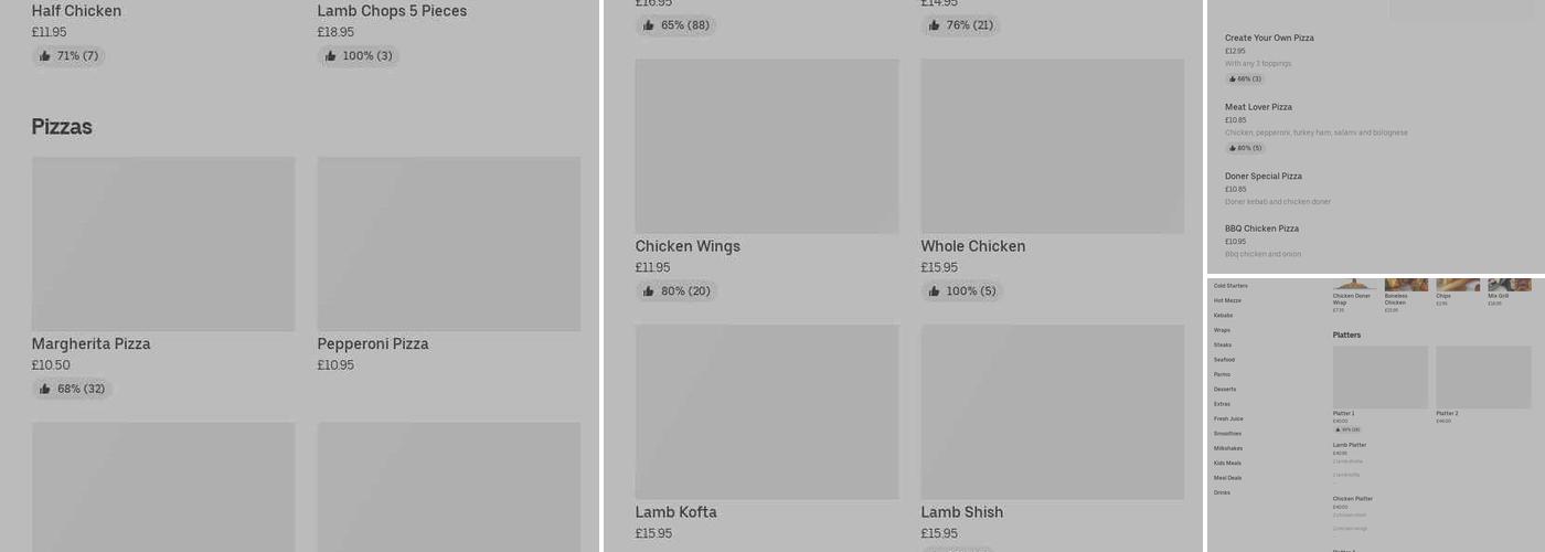 Parmesan House Lebanese Grill Menu