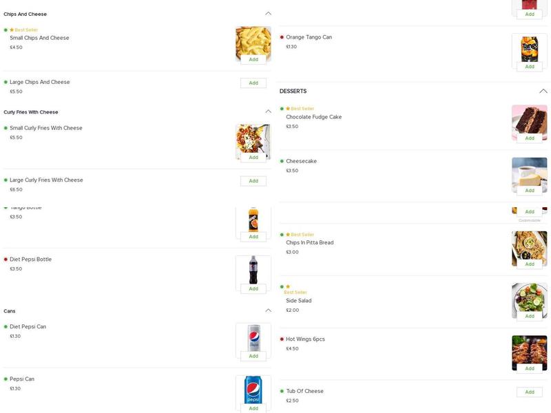 RAJAS KEBAB,PIZZA Menu