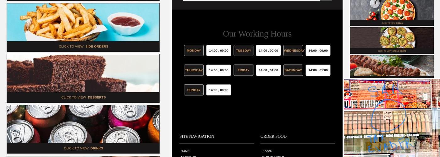 Newport Kebab and Pizza Menu