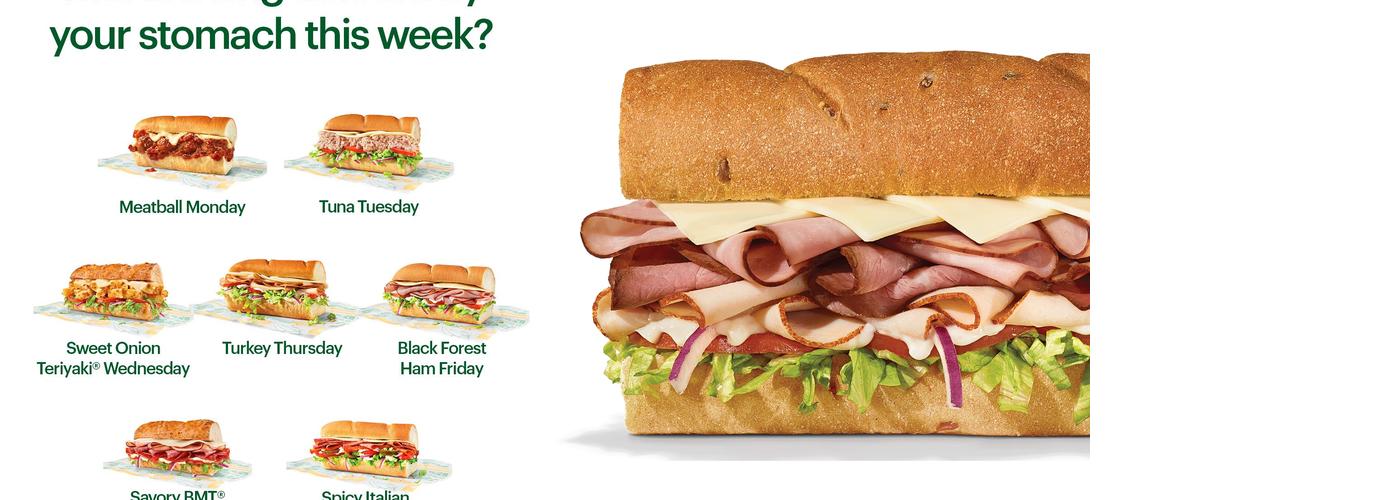 Subway Menu