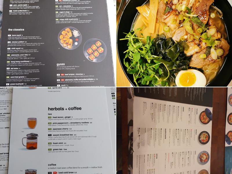 wagamama east midlands Menu