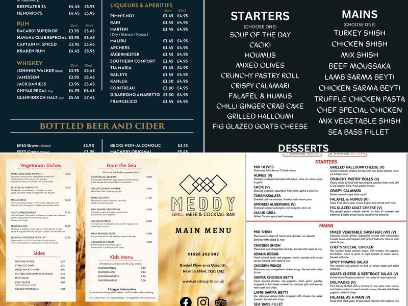 Meddy grill & meze Menu