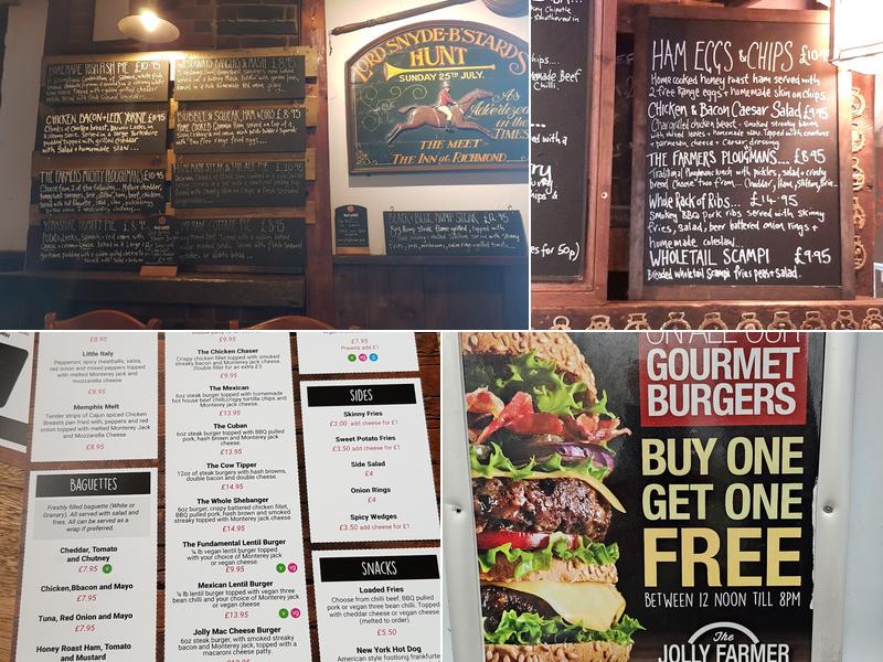 The Jolly Farmer Menu