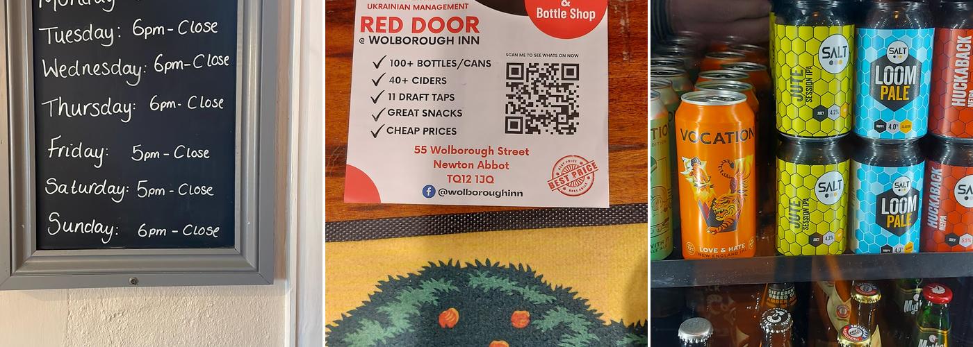 The Wolborough Inn Menu