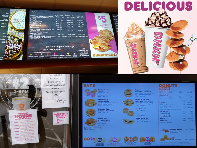 Dunkin' Menu