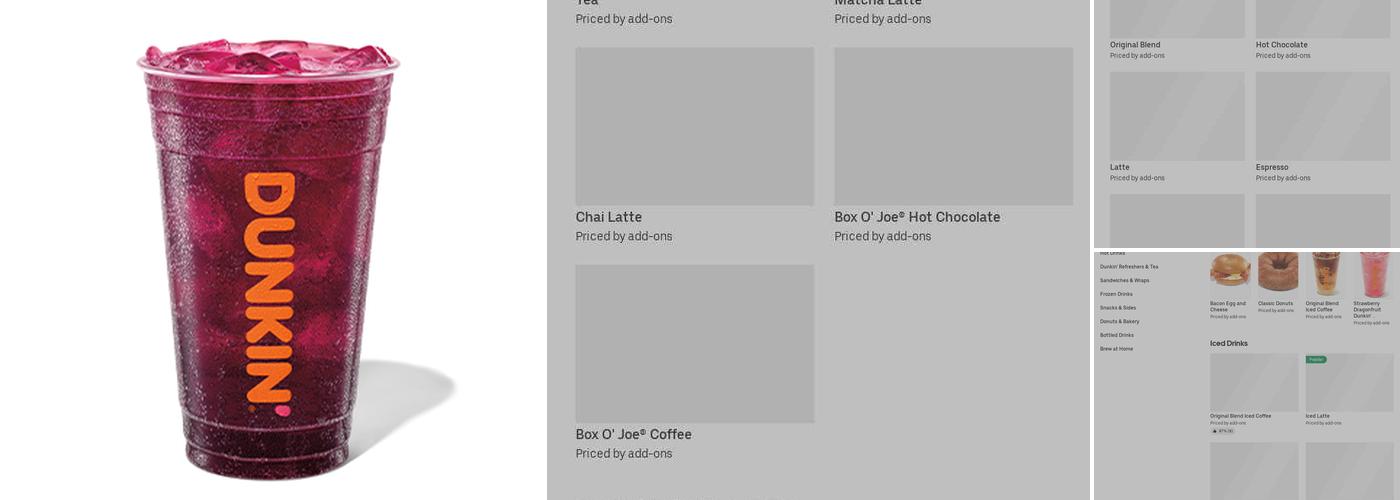 Dunkin' Menu