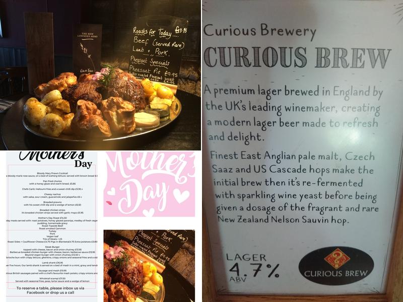 The Lowndes Arms Menu