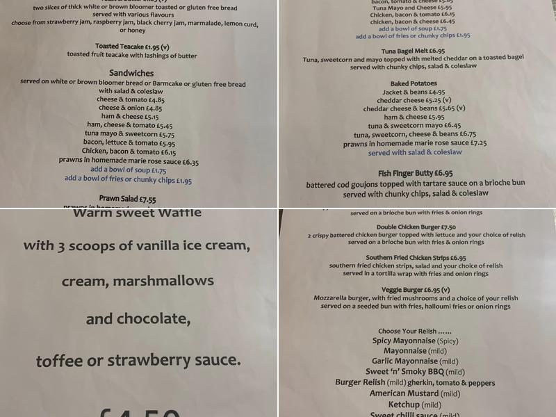 What's Cookin’ Menu