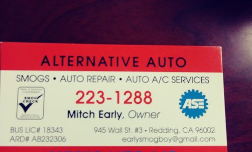 Alternative Auto Repair, Smog & Air Condition