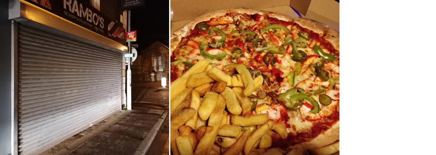 Rambo's Pizzas Pastas Burgers