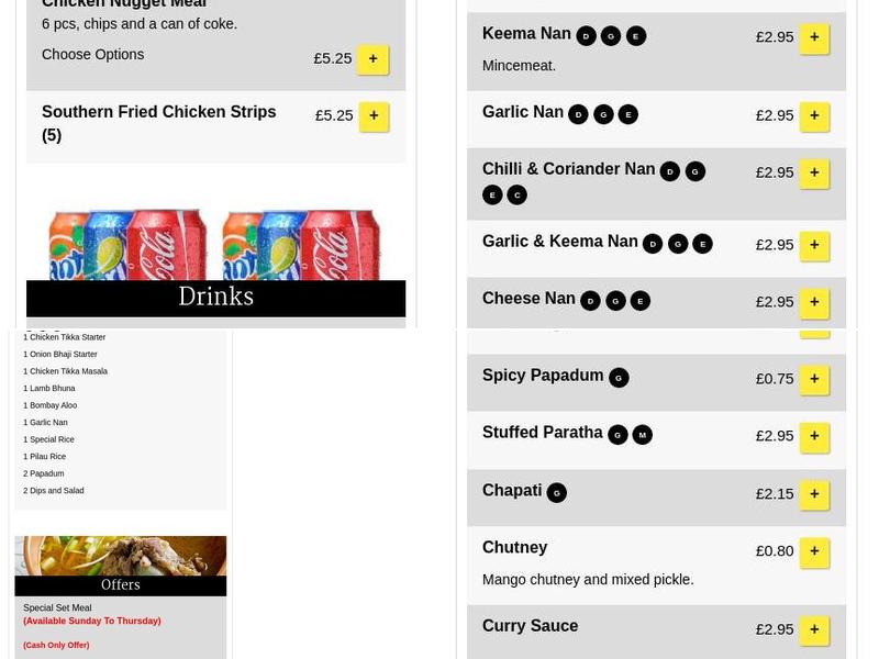 Al-Haqq's Kitchen Menu