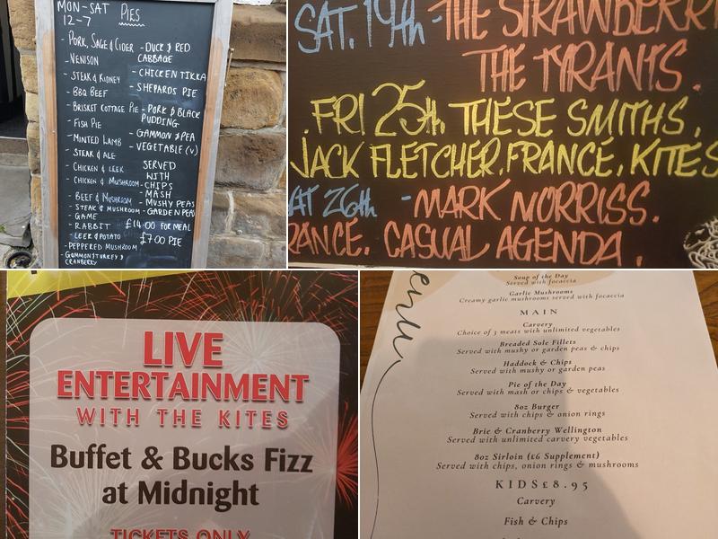 The Fleece Inn Menu